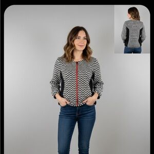 Weston Wear Black and Red Chevron Jacket